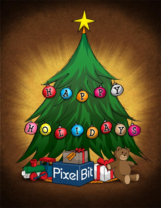 PixelBit Christmas Card